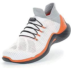UYN Damen City Running Sneaker, White/Orange, 38 EU von UYN
