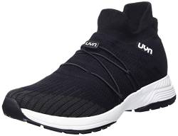 UYN Damen Free Flow Tune Sneaker, Black/Carbon, 35 EU von UYN