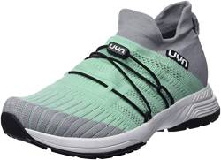 UYN Damen Free Flow Tune Sneaker, Mint/Silver, 42 EU von UYN