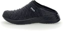 UYN Herren 3D Ribs Sabot Wool Sole Sneaker, Anthracite Mel/Black, 45 EU von UYN