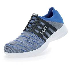 UYN Herren 3D Ribs Tune Sneaker, Grey/Blue, 42 EU von UYN