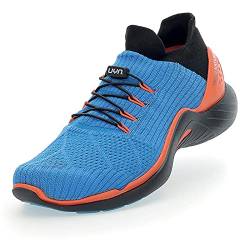 UYN Herren City Running Sneaker, Blue/Orange, 44 EU von UYN