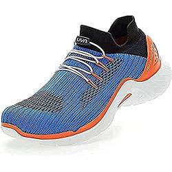 UYN Herren City Running Sneaker, Blue/Orange, 46 EU von UYN