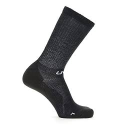 UYN Herren Cycling Aero Winter Socken, Black/White, 35/38 von UYN
