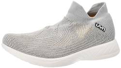 UYN Herren Free Flow Metal Sneaker, Silver/Grey, 41 EU von UYN