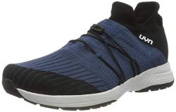 UYN Herren Free Flow Tune Sneaker, Schwarz Blau, 46 EU von UYN