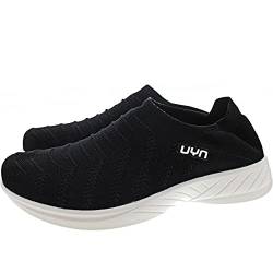 UYN Herren Sabot 3D Ribs Sneaker, Black/Charcoal, 45 EU von UYN