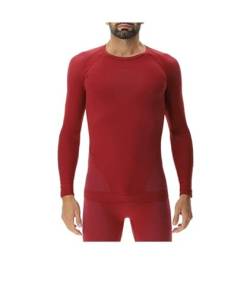 UYN Men's EVOLUTYON UW LG_SL. T-Shirt, Anspruchsvolles Rot/Bordeaux/Bordeaux, XXL von UYN