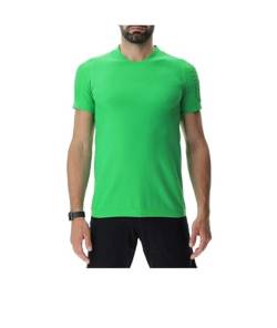 UYN Men's Run FIT OW SH_SL T-Shirt, Grüne Flagge, Medium von UYN