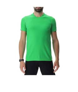 UYN Men's Run FIT OW SH_SL T-Shirt, Grüne Flagge, Small von UYN