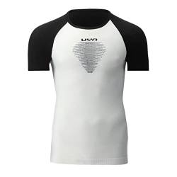UYN Men's Tempo Run OW SH_SL T-Shirt, weiß schwarz, Medium von UYN
