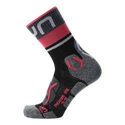 UYN W Trekking One Merino Socks Grau-Schwarz - Merino Atmungsaktive komfortable Damen Wandersocken, Größe 37-38 - Farb von UYN