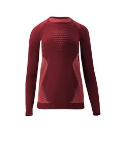 UYN Women's EVOLUTYON Comfort UW LG_SL. T-Shirt, Anspruchsvolles Rot/Bordeaux/Bordeaux, Medium von UYN