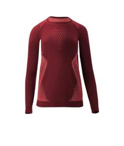 UYN Women's EVOLUTYON Comfort UW LG_SL. T-Shirt, Anspruchsvolles Rot/Bordeaux/Bordeaux, X-Small von UYN