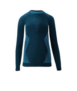 UYN Women's EVOLUTYON Comfort UW LG_SL. T-Shirt, Poseidon Blue/Peacock533/Peacock533, X-Large von UYN