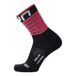 UYN Women's Padel ONE Socks, Schwarz/Rosa, 36 von UYN