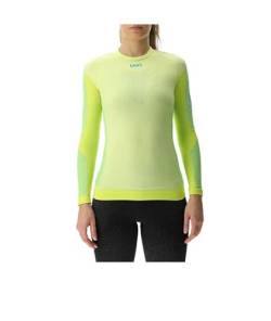 UYN Women's Running PB42 OW Long_SL T-Shirt, Limettengelb/Schwefelfeder, Medium von UYN