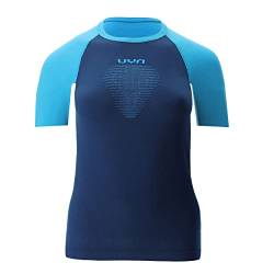 UYN Women's Running Tempo Run OW Short_SL T-Shirt, HELLBLAU, XL von UYN