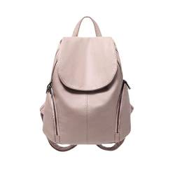 UZOURI Damen Leder Casual Daypack Rindsleder Rucksäcke Laptoptaschen Mädchen Handtaschen Schultaschen von UZOURI