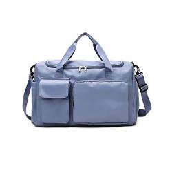 UZOURI Damen Sporttaschen Handtaschen Sportgepäcktaschen Reisetaschen for Herren Reisetaschen Umhängetaschen 19,7 × 11 × 8,3 Zoll ( Color : Blue ) von UZOURI