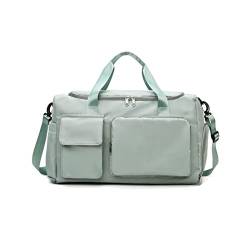UZOURI Damen Sporttaschen Handtaschen Sportgepäcktaschen Reisetaschen for Herren Reisetaschen Umhängetaschen 19,7 × 11 × 8,3 Zoll ( Color : Green ) von UZOURI