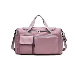 UZOURI Damen Sporttaschen Handtaschen Sportgepäcktaschen Reisetaschen for Herren Reisetaschen Umhängetaschen 19,7 × 11 × 8,3 Zoll ( Color : Pink ) von UZOURI