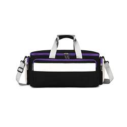 UZOURI Damen Sporttaschen Handtaschen Sportgepäcktaschen Reisetaschen for Herren Reisetaschen Umhängetaschen Lässige Tagesrucksäcke ( Color : Black ) von UZOURI