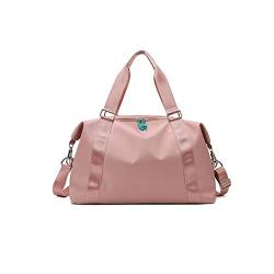 UZOURI Reisetaschen for Herren, Reisetaschen, Sportgepäck, Handtaschen, Damen, Sporttaschen, Umhängetaschen, Kuriertaschen (Color : Pink) von UZOURI