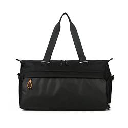 UZOURI Reisetaschen for Herren Handtaschen Weekender Sportgepäck for die Nacht Damen Sporttaschen Umhängetaschen Reisetaschen ( Color : Black ) von UZOURI