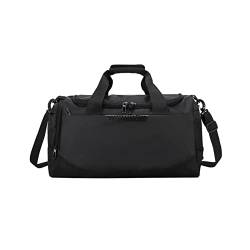 UZOURI Umhängetaschen Sportgepäck Damen Sporttaschen Reisetaschen for Herren Reisetaschen Handtaschen 21,6 × 13,4 × 11 Zoll ( Color : Black ) von UZOURI