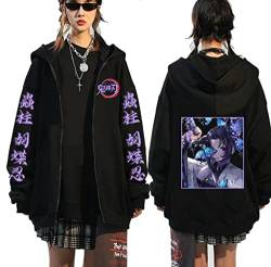 Ubeisy Anime Zip-up Hoodie Anime Cosplay Sweatjacke Mit Kapuze Fashion Alltag Kapuzenpullover für Männer,003A,3XL1 von Ubeisy