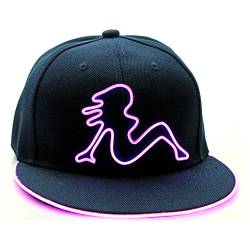 Ucult Leuchtendes Snapback Cap Girl, Basecap, LED-Cap, Schirmmütze, Partycap von Ucult