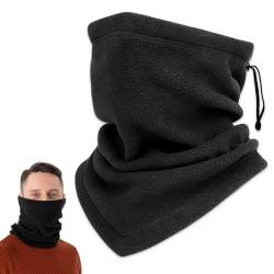 Udbrud Schlauchschal Herren Damen, Halswärmer Halstuch Winter Elastisch Multifunktionstuch Winter Loop Gesichtsschal Schal Winddichte Männer Neckwarmer für Outdoor Radsport Ski Motorrad Laufen von Udbrud