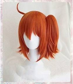 Wig Anime Cosplay Gudako Cosplay Perücke Orange Kostüm Spielen Perücken Halloween Kostüme Haar + Kappe von Uearlid