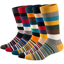 Ueither Lustigen Herren Socken Bunte Gemusterte Baumwolle Socken (Farbe 11,38-44) von Ueither