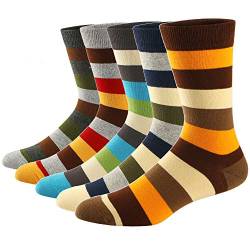 Ueither Lustigen Herren Socken Bunte Gemusterte Baumwolle Socken (Farbe 16,38-44) von Ueither