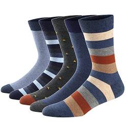 Ueither Lustigen Herren Socken Bunte Gemusterte Baumwolle Socken (Farbe 23,42-48) von Ueither