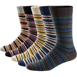 Ueither Lustigen Herren Socken Bunte Gemusterte Baumwolle Socken (Farbe 3,42-48) von Ueither