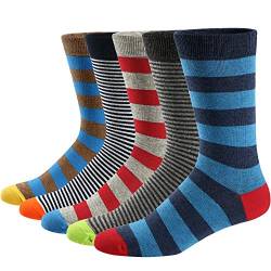 Ueither Lustigen Herren Socken Bunte Gemusterte Baumwolle Socken (Farbe 8,38-44) von Ueither