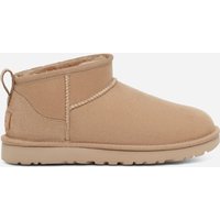 UGG® Classic Ultra Mini-Stiefel für Damen in Beige, Größe 36, Leder von Ugg