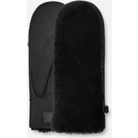 UGG® Fäustlinge mit sichtbarem Lammfell für Damen in Black, Größe L/XL, Schaffell von Ugg