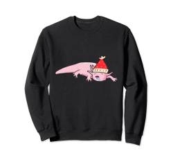 Ugly Christmas Axolotl Sweater Kostüm Christmas Santa Claus Sweatshirt von Ugly Christmas Axolotl Sweater Weihnachten Xmas