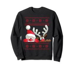 Ugly Christmas Sweater Funny X-mas Sweaters Santa Rentier Sweatshirt von Ugly Christmas Sweater Fun Reindeer X-mas Sweaters
