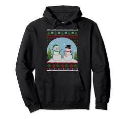 Perverser Schneemann Ugly Christmas Sweater Pullover Hoodie von Ugly Christmas Sweater