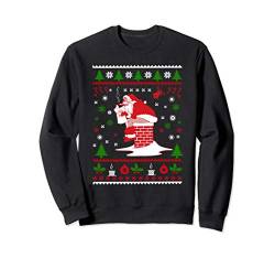 Pooping Santa Ugly Christmas Sweater Weihnachtspullover Sweatshirt von Ugly Christmas Sweater