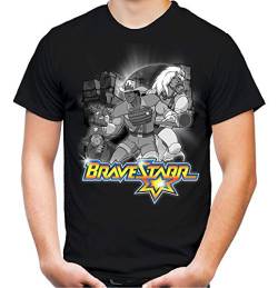 Bravestarr Männer und Herren T-Shirt | Zeichentrick 80er Comic Kult Thirty-Thirty | M2 (XL, Schwarz) von Uglyshirt87
