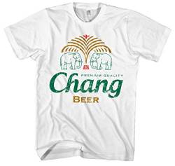 Chang Beer Männer und Herren T-Shirt | Bier Party Saufen Fun Thailand (Weiß, M) von Uglyshirt87