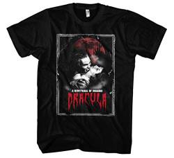 Dracula Herren T-Shirt | Vampir Tshirt - Halloween - Nightmare - Horror Shirt - Retro | M1 (L) von Uglyshirt87