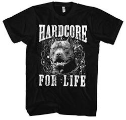 Hardcore for Life Männer und Herren T-Shirt | Gabber Musik Hakke Pit Bull Festival | M1 (3XL) von Uglyshirt87