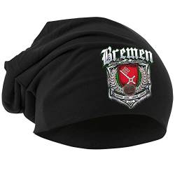 Uglyshirt87 Für Immer Bremen Mütze Strickmütze - Bremen Beanie - Hut - Bremen Logo - Hat - Stadt - City Beanie Druck: Bunt, Einheitsgröße von Uglyshirt87